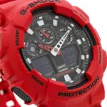 CASIO G-SHOCK WRISTWATCH / BLACK AND RED COLOR