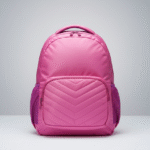 Casual kids school pink backpack