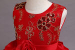 Little Girl Flower Dresses Party Wedding Performance Baby Frock Guangzhou Children Pinafore Dress - Image 3