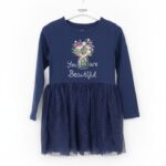 FUTURINO GIRL BLUE DRESS