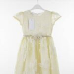 SEKER KIZ GOLD PUFF SLEEVES WITH BELT