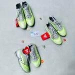 GAZELLE SOCCER BOOT/ GREEN & GRAY COLOR