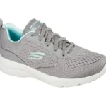 Skechers Dynamight 2.0 - Eye to Eye women's athletic sneakers in grey