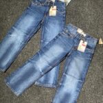 Levis Girls Denim Classic Dark Wash Straight Leg Jeans
