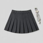 GIRLS ZIPPER A-LINE SHORT SKIRT