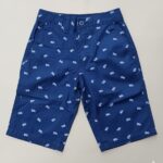 MEN BLUE SHORT WITH THE FLAG PATTERN