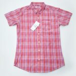OKAIDI STYLISH MULTI-COLOUR PLAID SHORT SLEEVE (04)