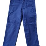 TROUSER/ BLUE RELAXED CHINO STYLE BOYS PANTS