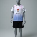 Ultraman Ombre (Pink/Blue) T-shirt and Black Shorts Set