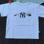 Men's Nike New York Yankees Fuse Large Logo T-Shirt in white cotton