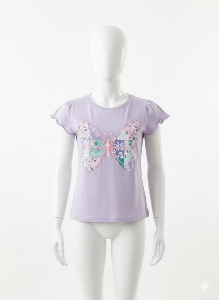 unnamed (98) Purple Graphic Knit Blouse - Image 1