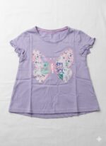 Purple Graphic Knit Blouse - Image 2