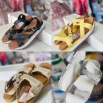 WOMEN'S FASHIONABLE LEATHER WEDGE SANDAL