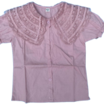 CASUAL SOLID GIRLS PINK TOP