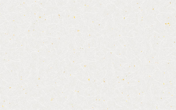 Seamless Japanese pattern with gold foil on washi paper.samekomon FLASH WORLD KNICKER BLACK - SIZE 170 - Image 1