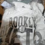 NBA WHITE AND BLACK JERSEY TOP