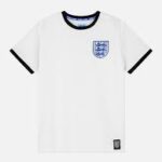 ENGLAND WHITE AND BLUE JERSEY TOP