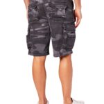 UNIONBAY BOYS SHORT COAL CAMO BLACK AND GRAY