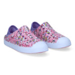 SKECHERS FLEX CASUAL SHOE-PINK/WHITE/PURPLE-UNICORN DESIGN