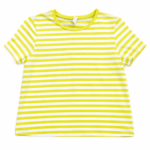 ACOOLA GREEN AND WHITE STRIPES TOP'
