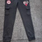 Chicago bulls black joggers