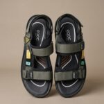 Eqoc black and grey sport sandal