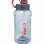 SPORT WATER BOTTLE GREY & PINK - 2100ML
