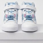 Disney stitch white hightop shoe