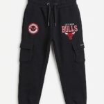 Chicago bulls black joggers