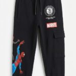 Spider-Man joggers (black)