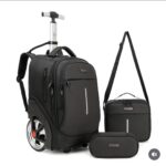 JASMINE STAR 3-IN-1-PLAIN BLACK TROLLEY