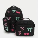 GLOSSY BIRD 3-IN-1 BOW DESIGN BACK BAG